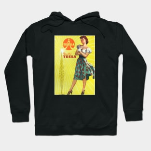 Radio Tesla Vintage Advertisement Hoodie